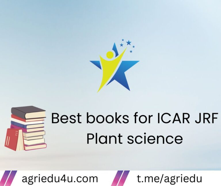 Best Books For ICAR JRF Plant Science Preparation 2023 Updated