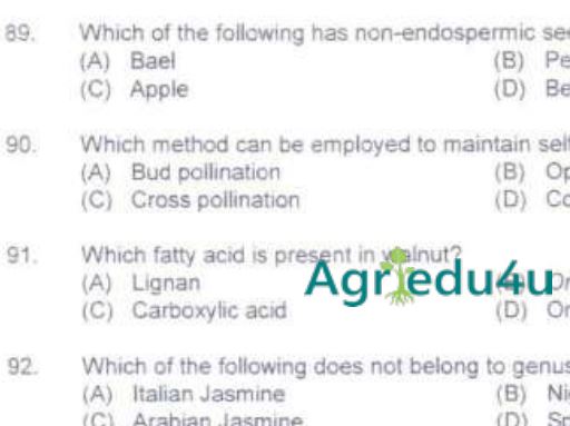 soil science jrf question paper