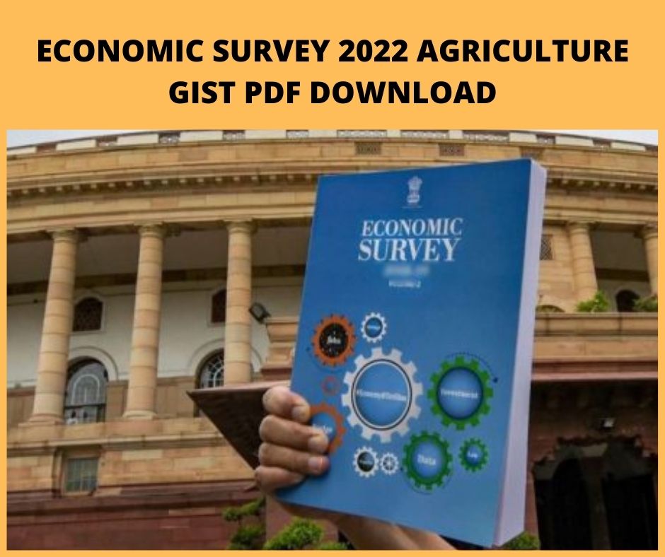 Economic survey 2022 agriculture