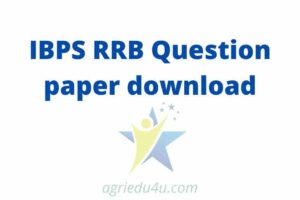 IBPS RRB previous year question paper new free