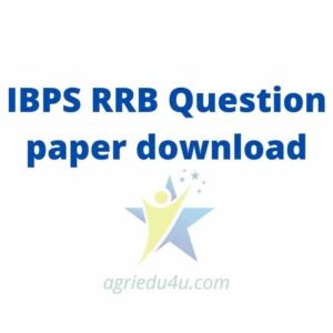 IBPS RRB previous year question paper