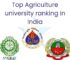 Agriculture university ranking in India new hot list 2