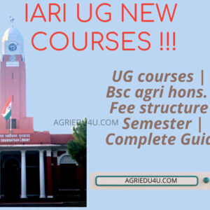 IARI UG COURSES