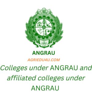 angrau affiliated private colleges list