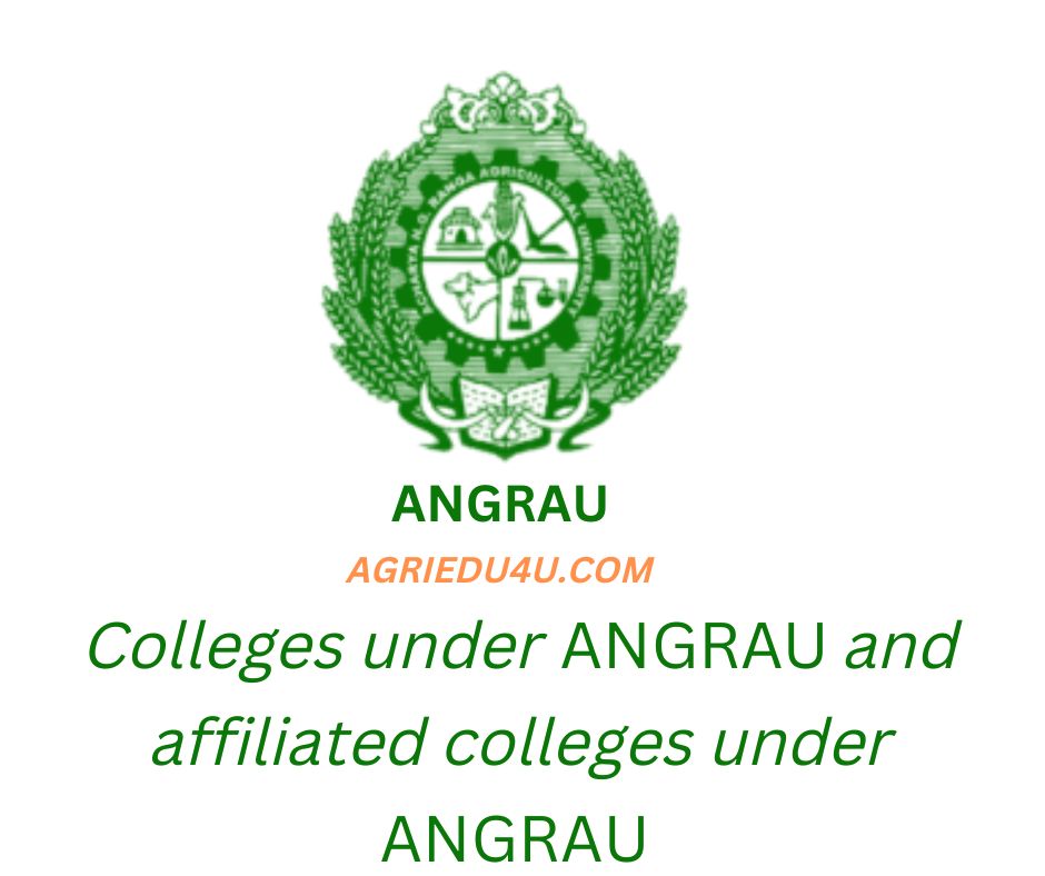 angrau affiliated private colleges list