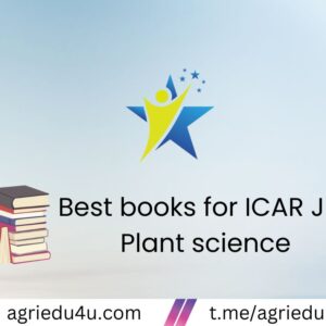best books for icar jrf plant science
