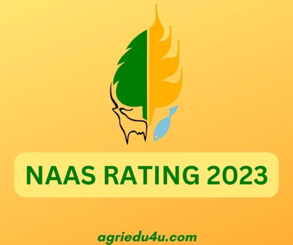 NAAS rating 2023 NAAS rating of journals pdf download new Agriedu4u