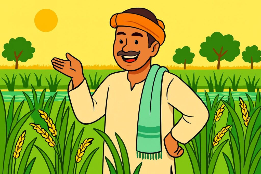 farmer in field