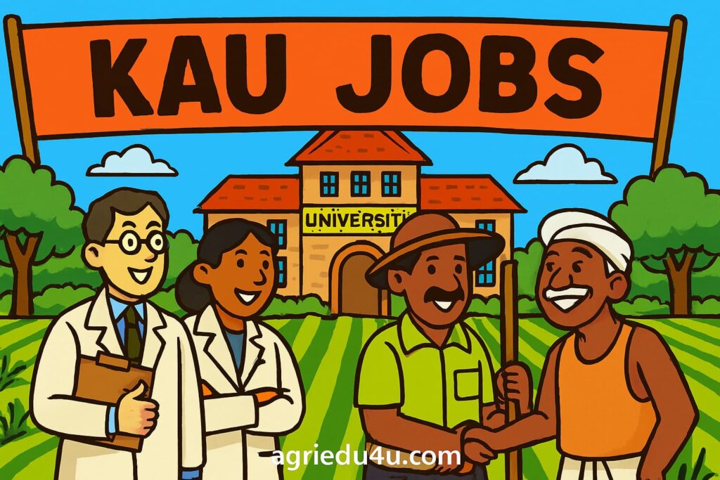 kerala agricultural university jobs latest